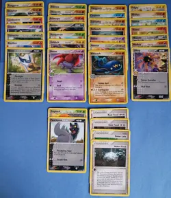 Pokemon - EX Holon Phantoms - Partially Complete Set - 34 Different Cards - LP - Image 2
