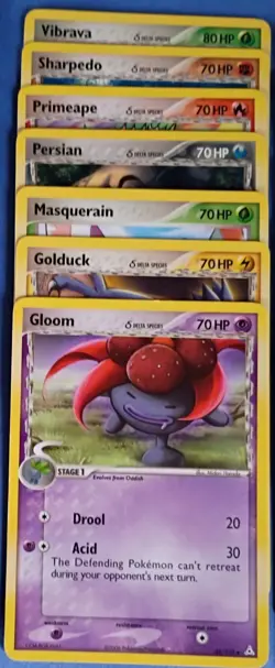 Pokemon - EX Holon Phantoms - Partially Complete Set - 34 Different Cards - LP - Image 4