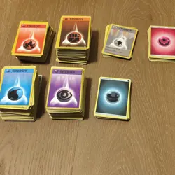 616 pokemon energy card lot (nevermind I found alot more 😭) - Image 1