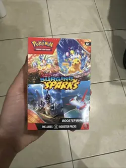 Pokemon TCG Scarlet & Violet Surging Sparks Booster Bundle 6 Booster Packs Cards - Image 1