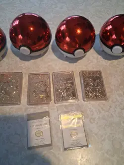 Pokemon Burger King Gold Plated Trading Card COMPLETE Set - Image 2
