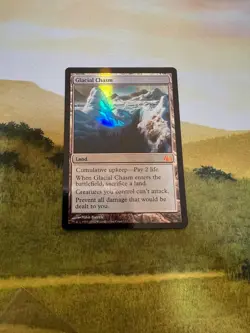 *Foil* Glacial Chasm (From the Vault: Realms) Magic The Gathering Card - Image 1