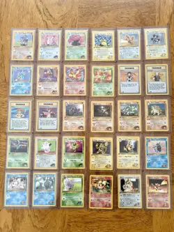 Pokemon TCG Vintage GYM Heroes LOT of 129 Cards NM 1st Edition(out of 132 cards) - Image 1