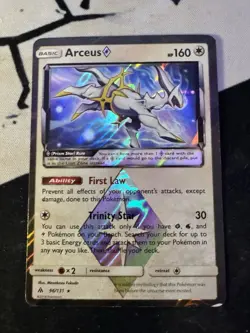 Pokemon TCG Arceus Prism Star Holo Card 96/131 Sm-Forbidden Light - Image 1