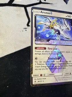 Pokemon TCG Arceus Prism Star Holo Card 96/131 Sm-Forbidden Light - Image 2