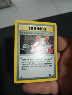 Rockets Sneak Attack 16/82 Rare Holo Team Rocket WOTC Pokemon Card - LP - Image 3