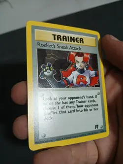 Rockets Sneak Attack 16/82 Rare Holo Team Rocket WOTC Pokemon Card - LP - Image 4