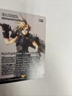 Cloud Strife Najeela The Blade Blossom Showcase Nonfoil Card #0042 MTG LP - Image 2