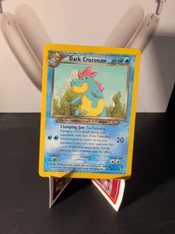 Pokemon Dark Croconaw Neo Destiny TCG Card 32/105 Unlimited Uncommon MP - Image 1