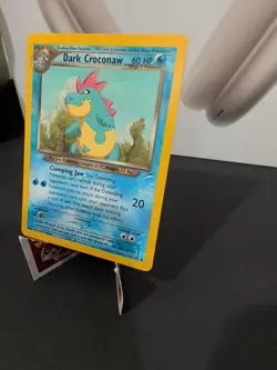 Pokemon Dark Croconaw Neo Destiny TCG Card 32/105 Unlimited Uncommon MP - Image 2