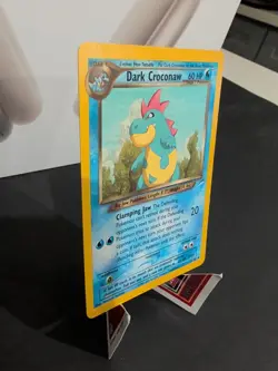 Pokemon Dark Croconaw Neo Destiny TCG Card 32/105 Unlimited Uncommon MP - Image 3