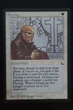 Magic The Gathering MTG FASTING The Dark LP Lightly Played - Image 1