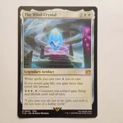 Wizards The Wind Crystal Final Fantasy 0043 Legendary Artifact Rare Non Foil - Image 1