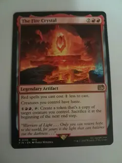 The Fire Crystal NM FINAL FANTASY Magic the Gathering MTG - Image 1
