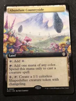 Abundant Countryside - Extended Art - ECC - MTG - EN - NM - 0042 - Image 1