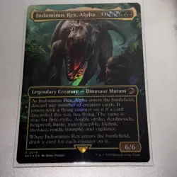 MTG Indominus Rex, Alpha Jurassic World Collection 0014 Foil Rare - Image 2