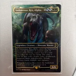 MTG Indominus Rex, Alpha Jurassic World Collection 0014 Foil Rare - Image 3