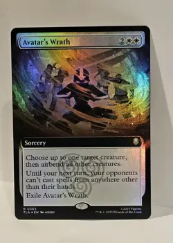 MTG - Avatar's Wrath FOIL (Extended Art) Avatar: The Last Airbender 365 - Image 1