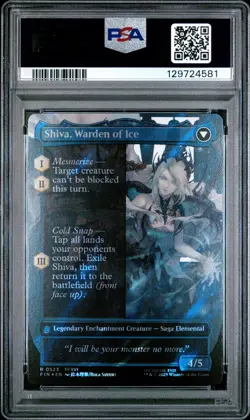 2025 MTG FINAL FANTASY #0523 JILL, SHIVA'S DOMINANT/SHIVA, WARDEN OF ICE PSA 10 - Image 2