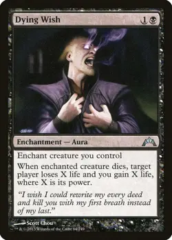 DYING WISH X 4 N/M- GATECRASH MAGIC THE GATHERING - Image 1