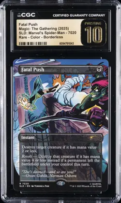 2025 MAGIC: THE GATHERING SLD: MARVEL'S SPIDER-MAN FATAL PUSH CGC 10 PRISTINE - Image 1
