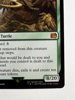 Ancient Adamantoise 172 – MTG Final Fantasy Mythic 8/20 Turtle Commander Green - Image 4