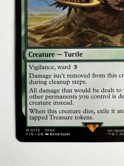 Ancient Adamantoise 172 – MTG Final Fantasy Mythic 8/20 Turtle Commander Green - Image 5