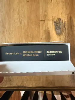 MTG Magic ENGLISH Secret Lair Hatsune Miku Winter Diva Foil Contents Sealed - Image 3