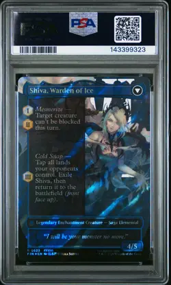2025 MTG FINAL FANTASY SURGE JILL, SHIVA'S DOMINANT/SHIVA, WARDEN OF ICE PSA 10 - Image 2