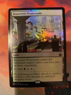 MTG Battlebond Bountiful Promenade Foil - Image 1