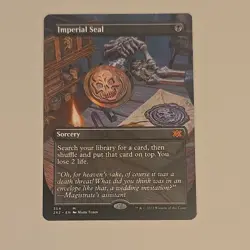 Imperial Seal Borderless Double Masters 2022 Regular Mythic Sorcery English - Image 1