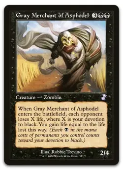 1x NM Gray Merchant of Asphodel - Time Spiral Remastered [MTG] pack fresh Gary - Image 1