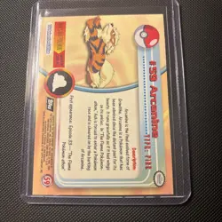 Pokemon Topps Chrome 2000 TV #59 Arcanine Spectra Holo Vintage Trading Card - Image 2