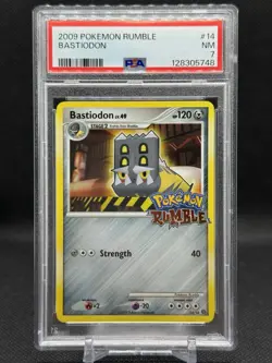 PSA 7 Bastiodon 14/16 2009 Pokemon RUMBLE - Image 1
