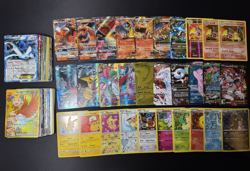Lot of 150 Pokemon Cards Mega/EX/GX/Full Art/V/VMAX Modern Collection HP-DAMAGED - Image 1