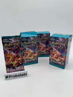 Lot of (90) Pokemon Korean SV3 Ruler of the Black Flame Booster Packs - Image 1