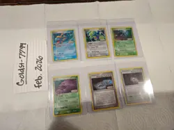 Pokemon Legend Maker Holo Lot Huntail, Kecleon, Pinsir, Muk, Fossils (2006) - Image 1
