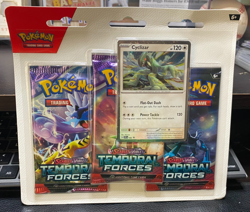 Pokemon TCG Temporal Forces 3 Pack Blister New Sealed - Image 1