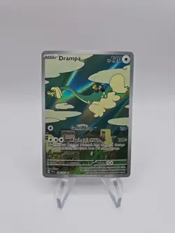 Pokemon Drampa 184/162 SV05: Temporal Forces Illustration Rare Holo - Image 1