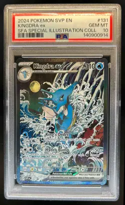 2023-25 Pokemon SV Black Star Promos - SVP EN Kingdra ex #131 PSA 10 - Image 1