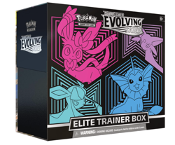 Pokemon TCG - Sword and Shield: Evolving Skies Elite Trainer Box - Purple/Blue - Image 1