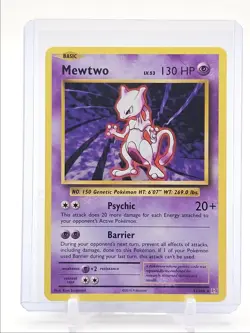 MEWTWO 2016 POKEMON XY EVOLUTIONS RARE A 51/108 Q4490 - Image 1