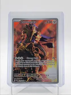 ZAMAZENTA 2025 POKEMON DESTINED RIVALS ILLUSTRATION RARE 201/182 Q5542 - Image 1