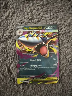Mega Sharpedo ex - 061/094 Double Rare ME02: Phantasmal Flames NM Pokemon - Image 1
