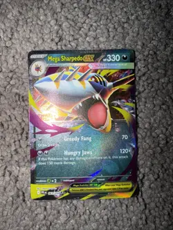 Mega Sharpedo ex - 061/094 Double Rare ME02: Phantasmal Flames NM Pokemon - Image 2