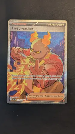 Firebreather 119/094 Ultra Rare Phantasmal Flames Pokemon Pack Fresh - Image 1