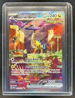 2024 Pokemon Temporal Forces Raging Bolt ex #208/162 - Image 1