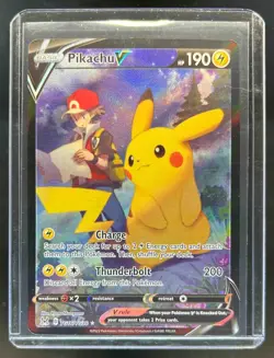 2022 Pokemon SWSH Lost Origin Pikachu V Trainer Gallery #TG16/TG30 - Image 1
