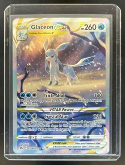 2023 Pokemon SWSH Crown Zenith Glaceon VST Galarian Gallery #GG40/GG70 - Image 1