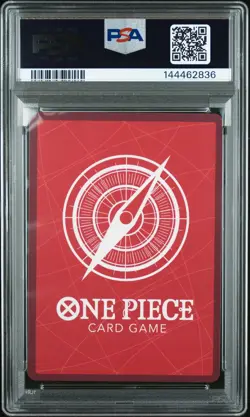 2024 ONE PIECE ULTRA DECK ST13-BLACK & WHITE ALT ART #002 PORTGAS D. ACE PSA 10 - Image 2